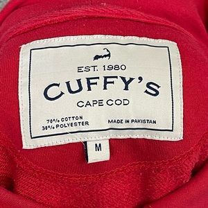 CAPE COD Sweatshirt Red Medium CUFFYS